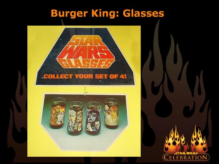 1977 Burger King Star Wars Glasses Set of Four (1A)