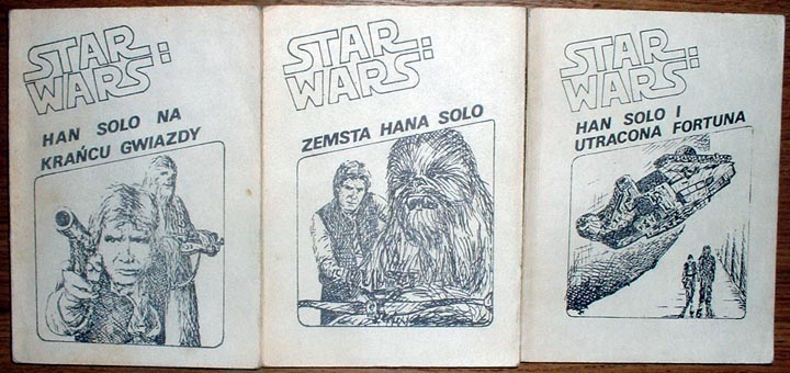 Polish Bootleg Han Solo Adventures Novels - Star Wars Collectors 