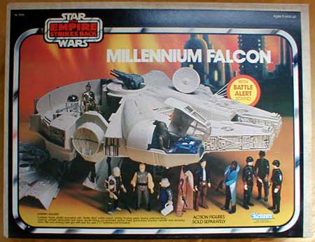 original star wars millennium falcon toy value